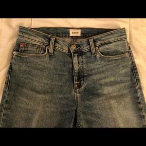 Hudson faded blue jeans